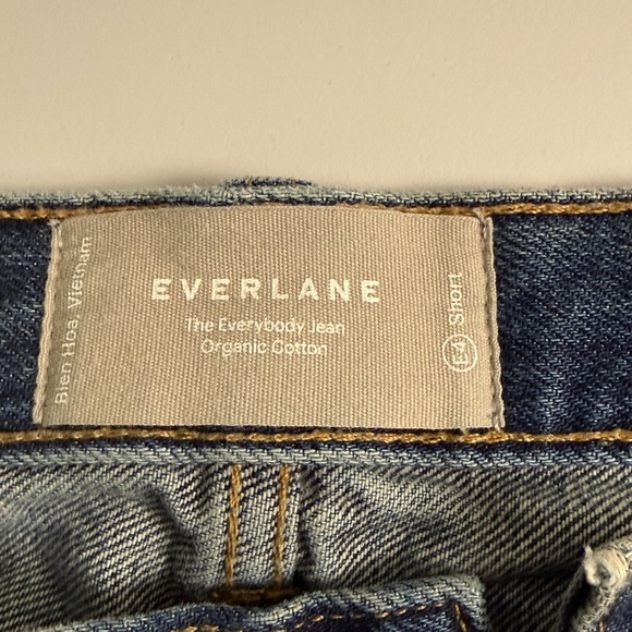 Everlane Everybody Jeans Midrise Straight Leg sz E4 (6/8) - Picture 2 of 3